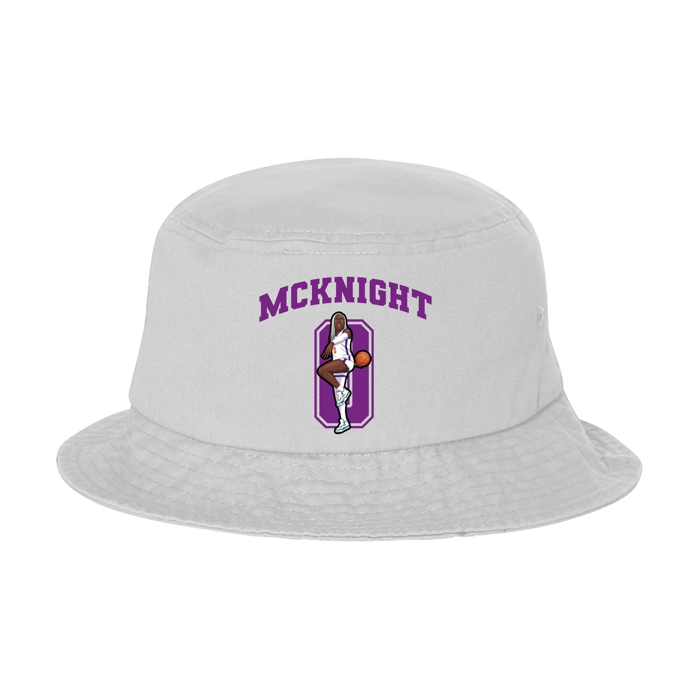 Bucket Cap — Number in White