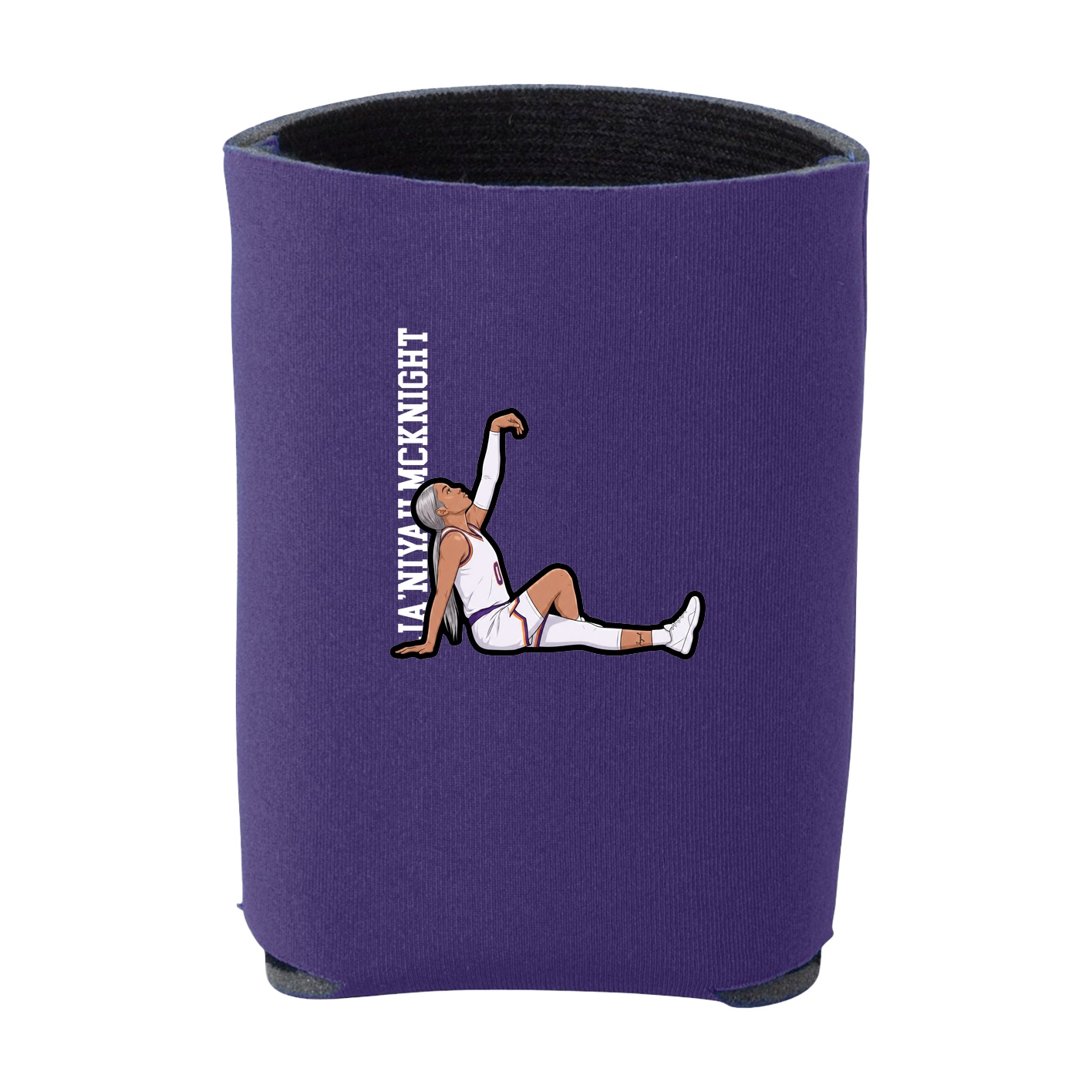 Can Holder — Name Vertical in Purple