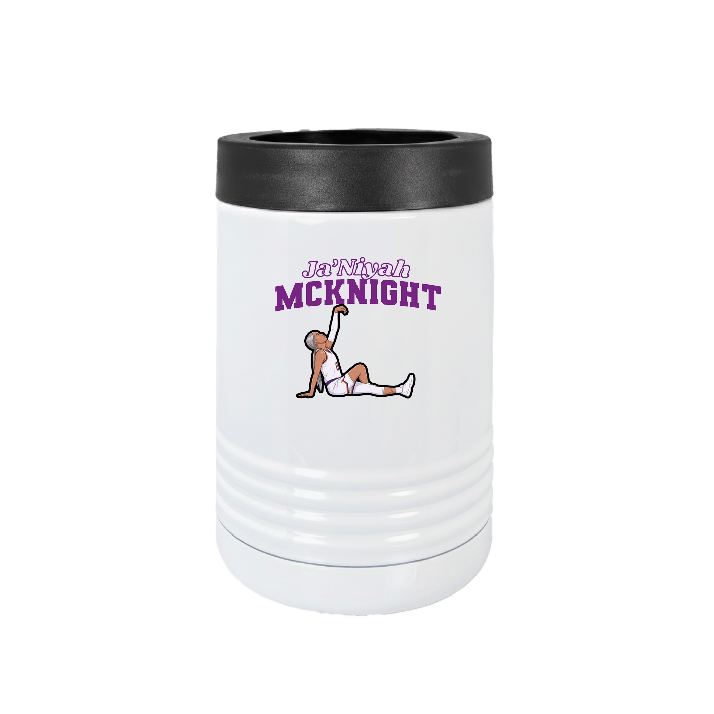 Beverage Holder — Name Arch in White