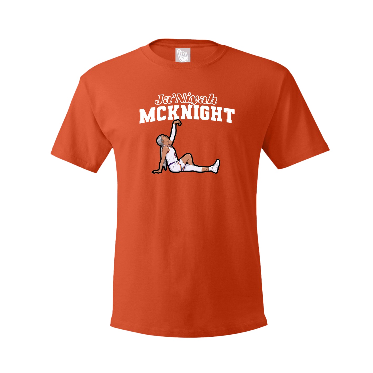 Tee — Name Arch in Orange