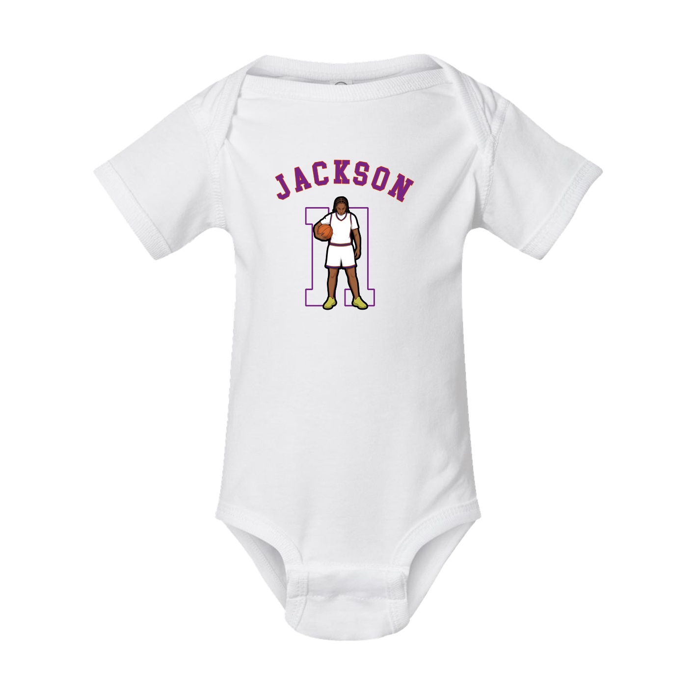 Baby Onesie — Shirsey Arch in White