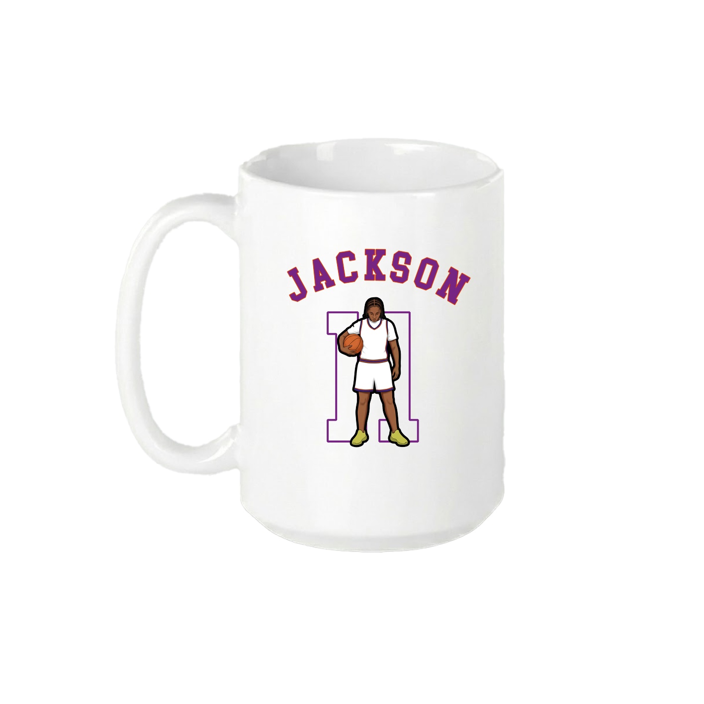 15oz Coffee Mug — Shirsey Arch in White