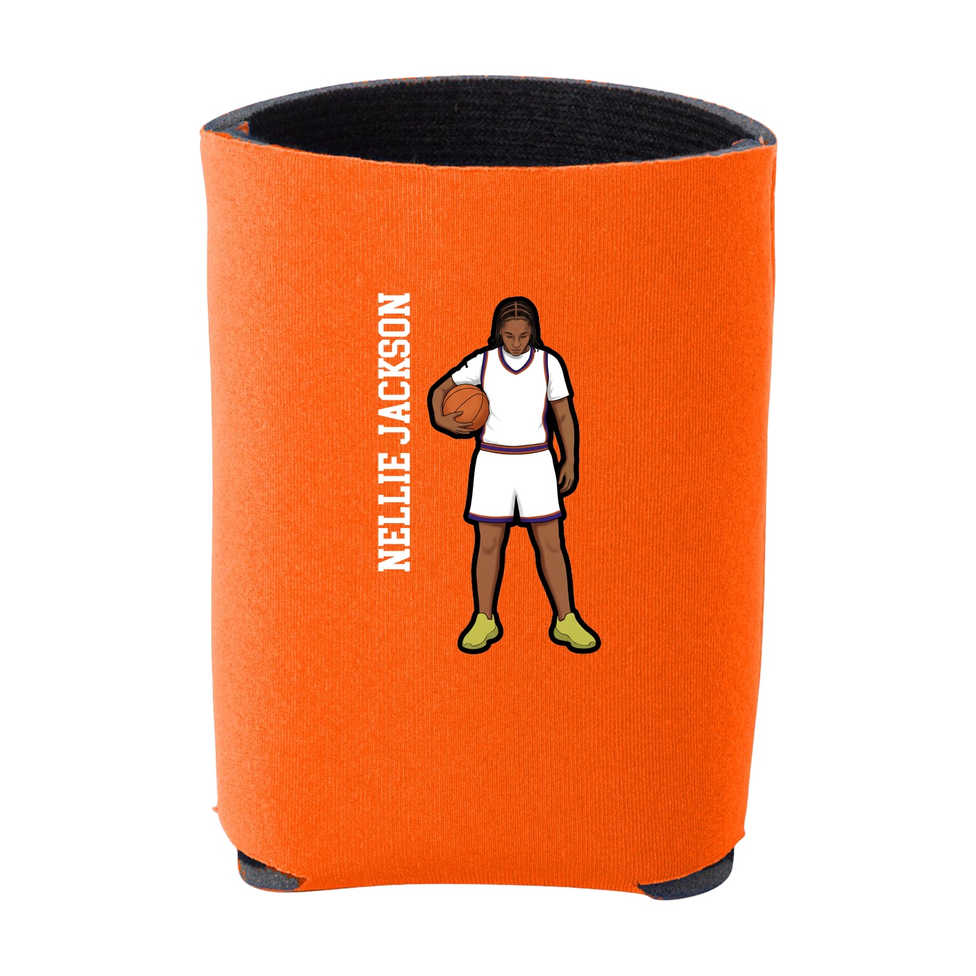 Can Holder — Name Vertical in Orange
