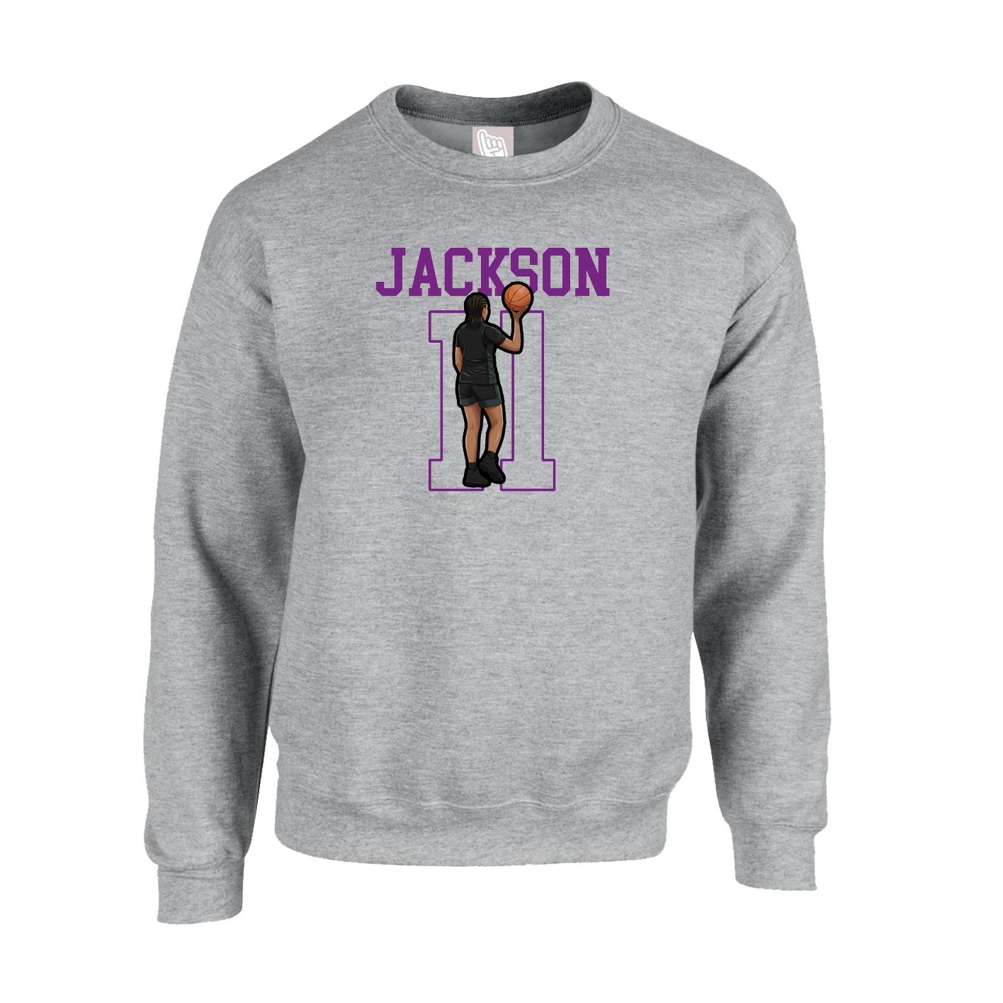 Fleece Crew — Shirsey in Grey