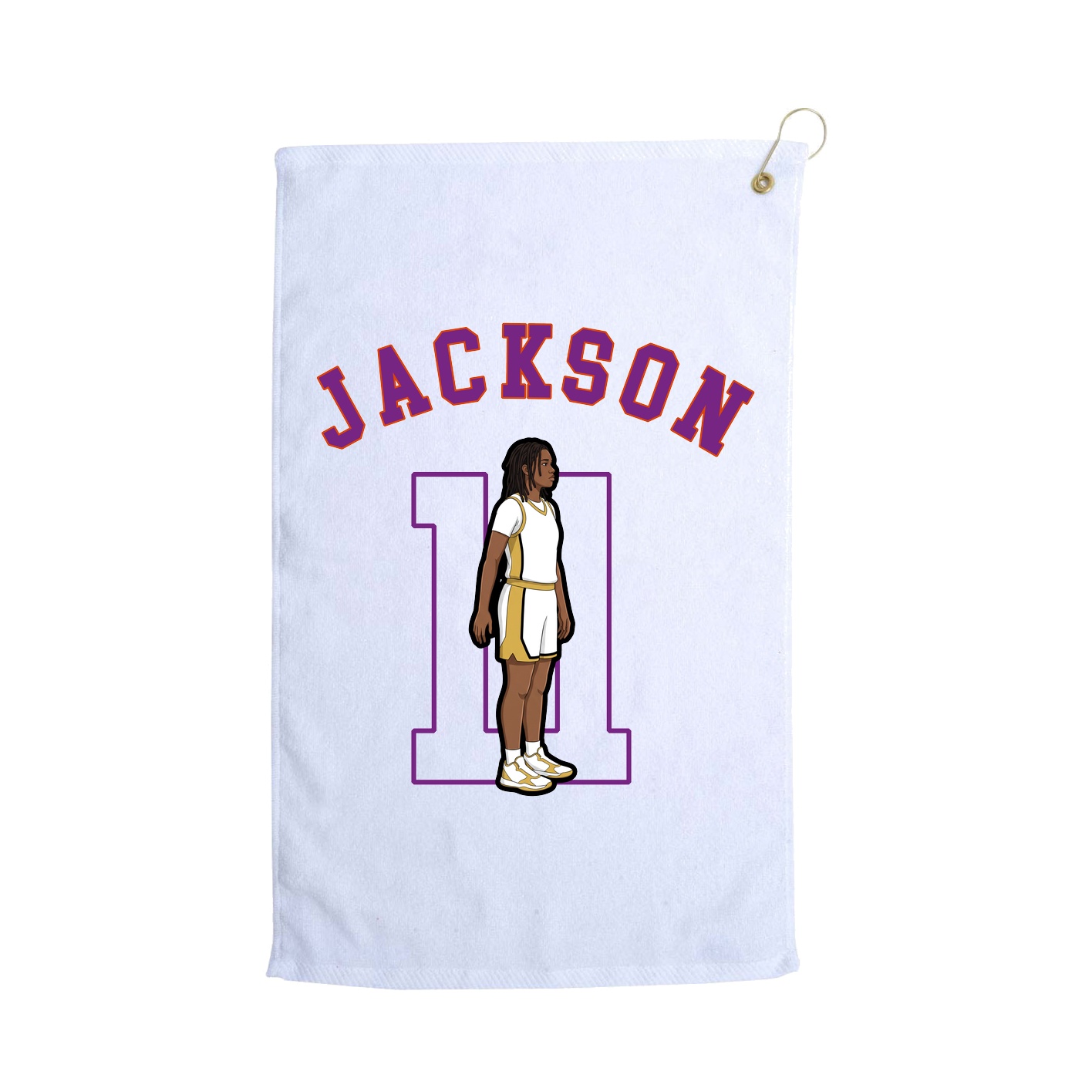 Golf Towel — Shirsey Arch in White