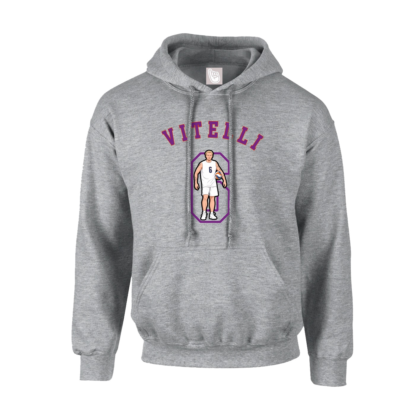 Youth Hoodie — Shirsey Arch in Grey