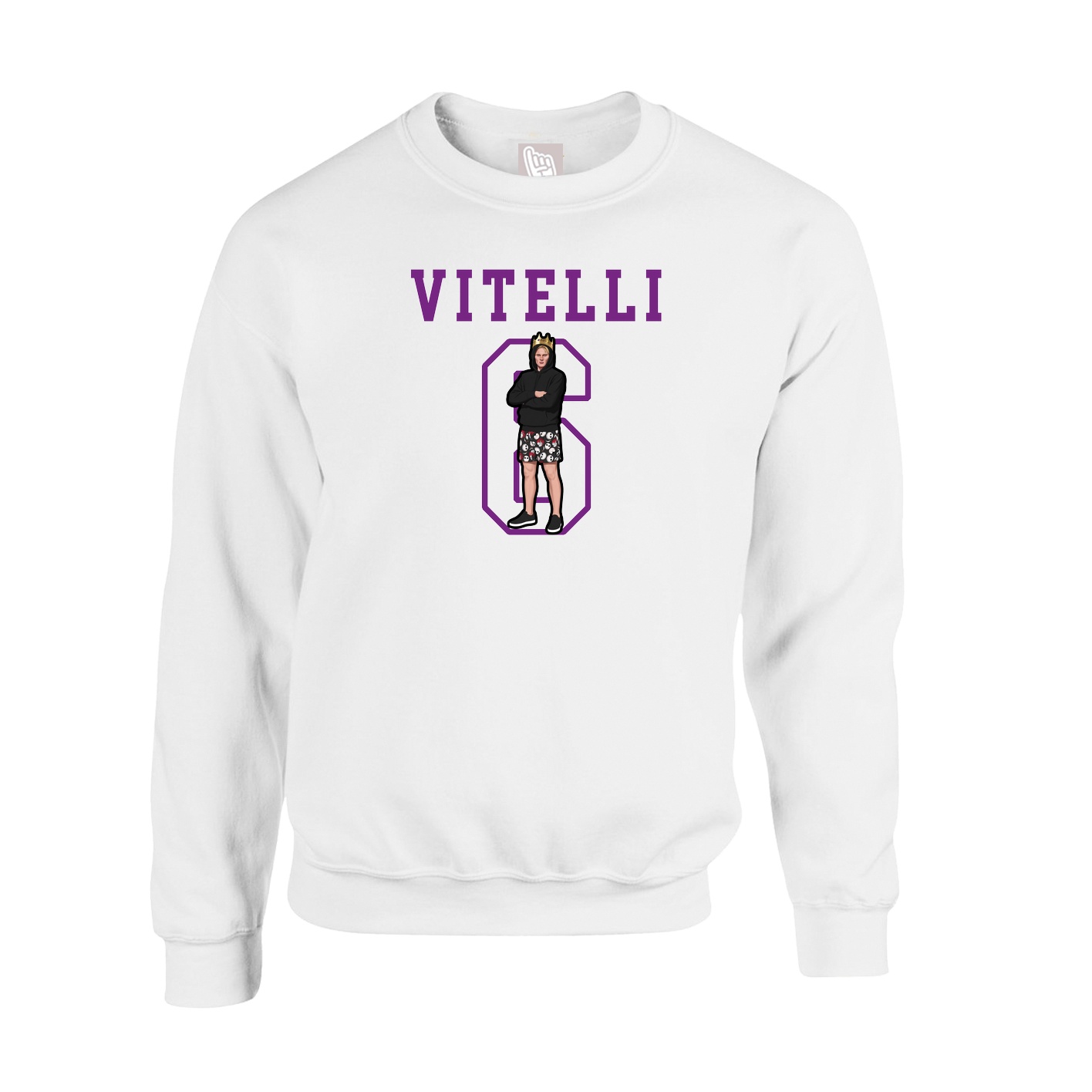 Fleece Crew — Shirsey in White