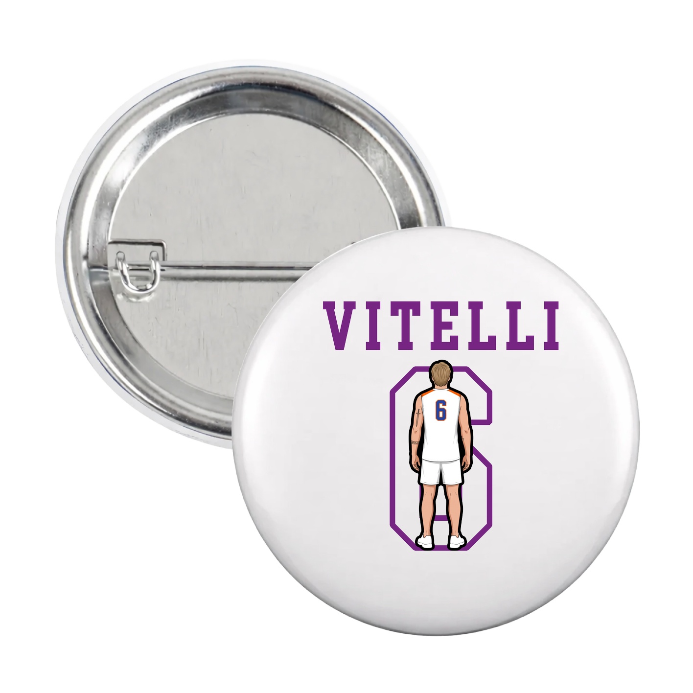 Game Day Button — Shirsey in White