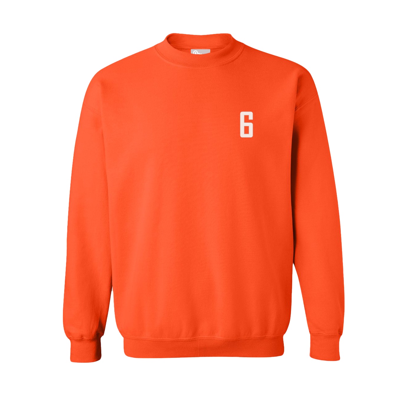 Fleece Crew — Front Shirsy in Orange
