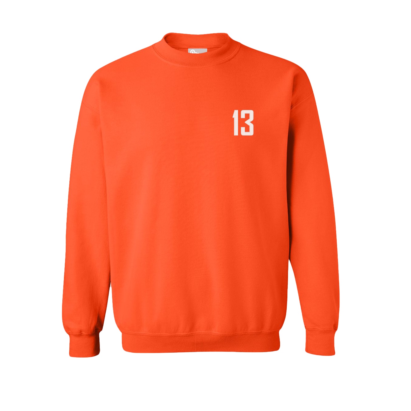 Fleece Crew — Front Shirsy in Orange