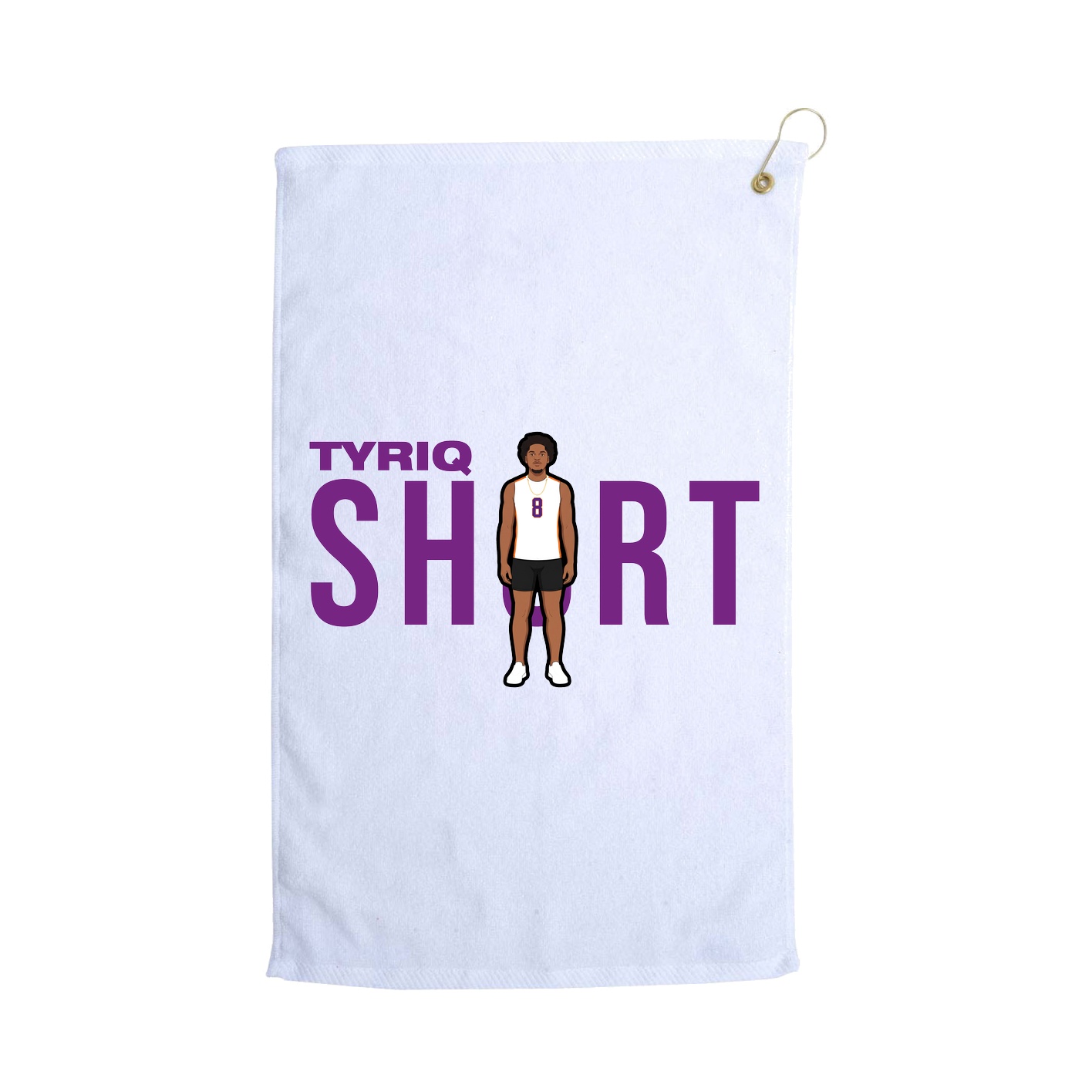 Golf Towel — Player Name in White