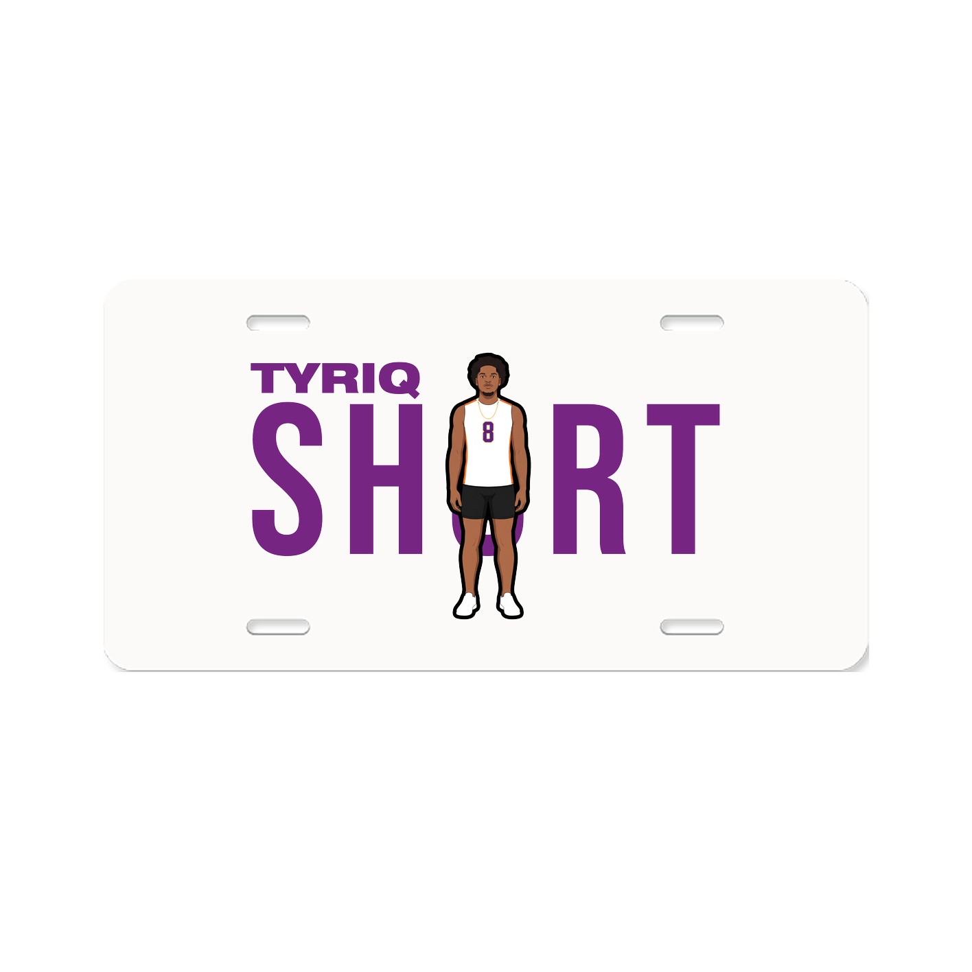 License Plate — Player Name in Classic