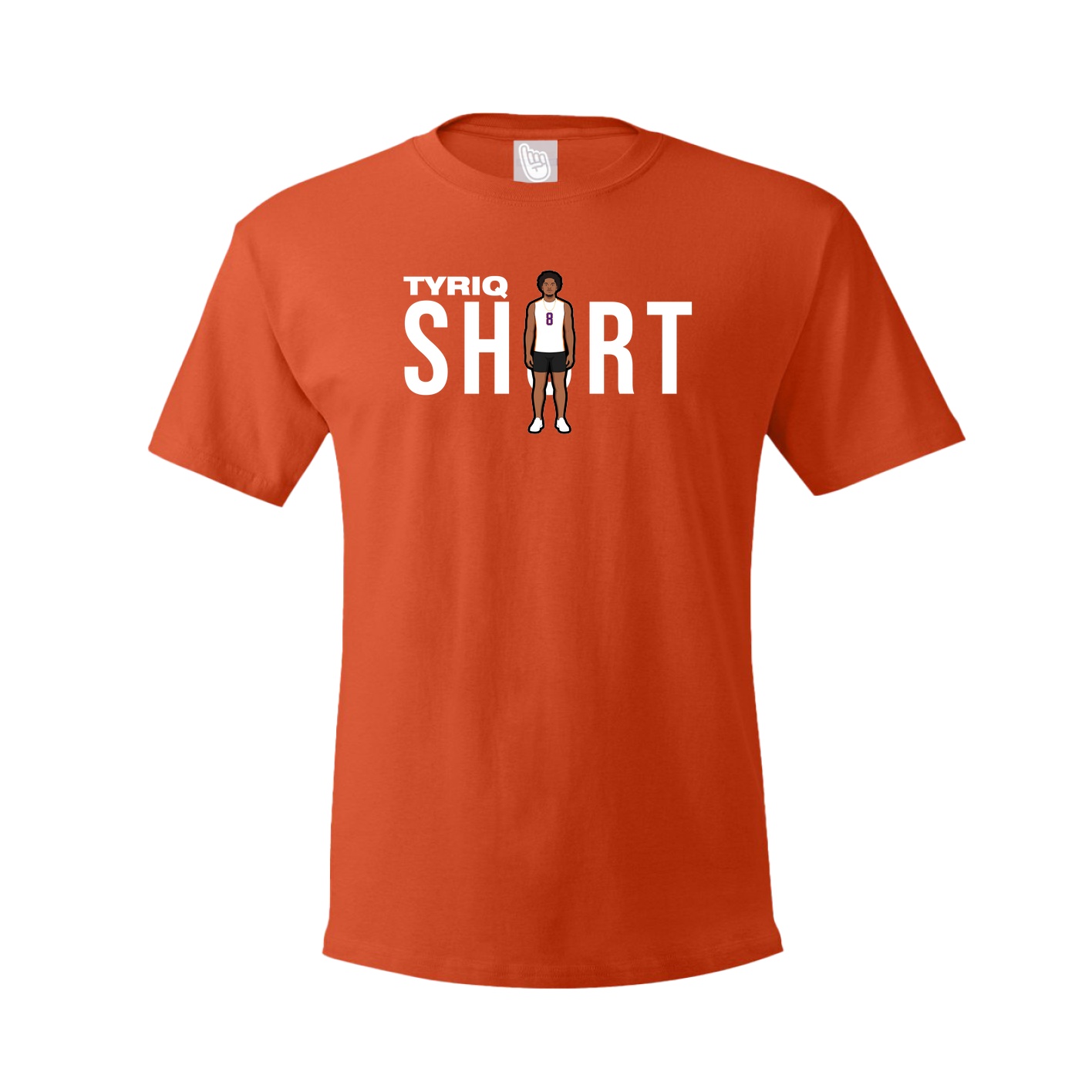 Youth Tee — Player Name in Orange
