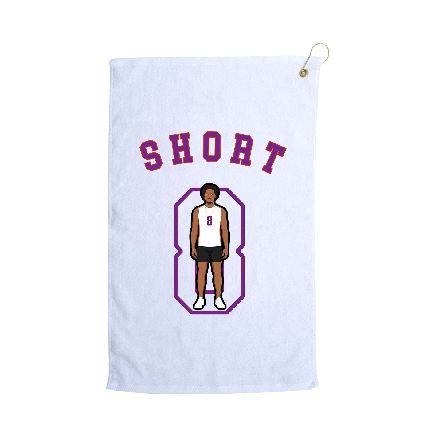 Golf Towel — Shirsey Arch in White