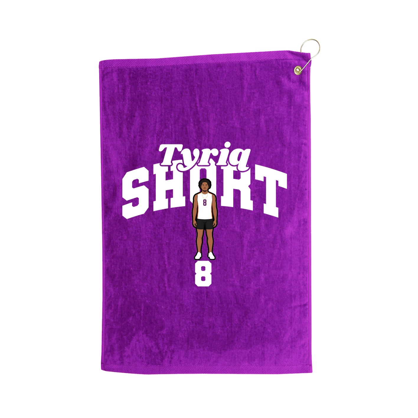 Golf Towel — Signature Arch in Purple