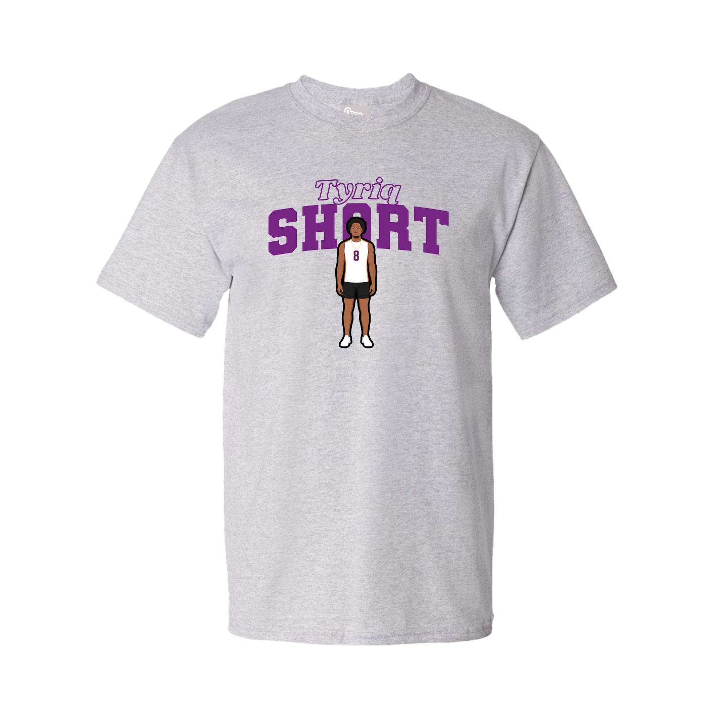 Tee — Name Arch in Grey