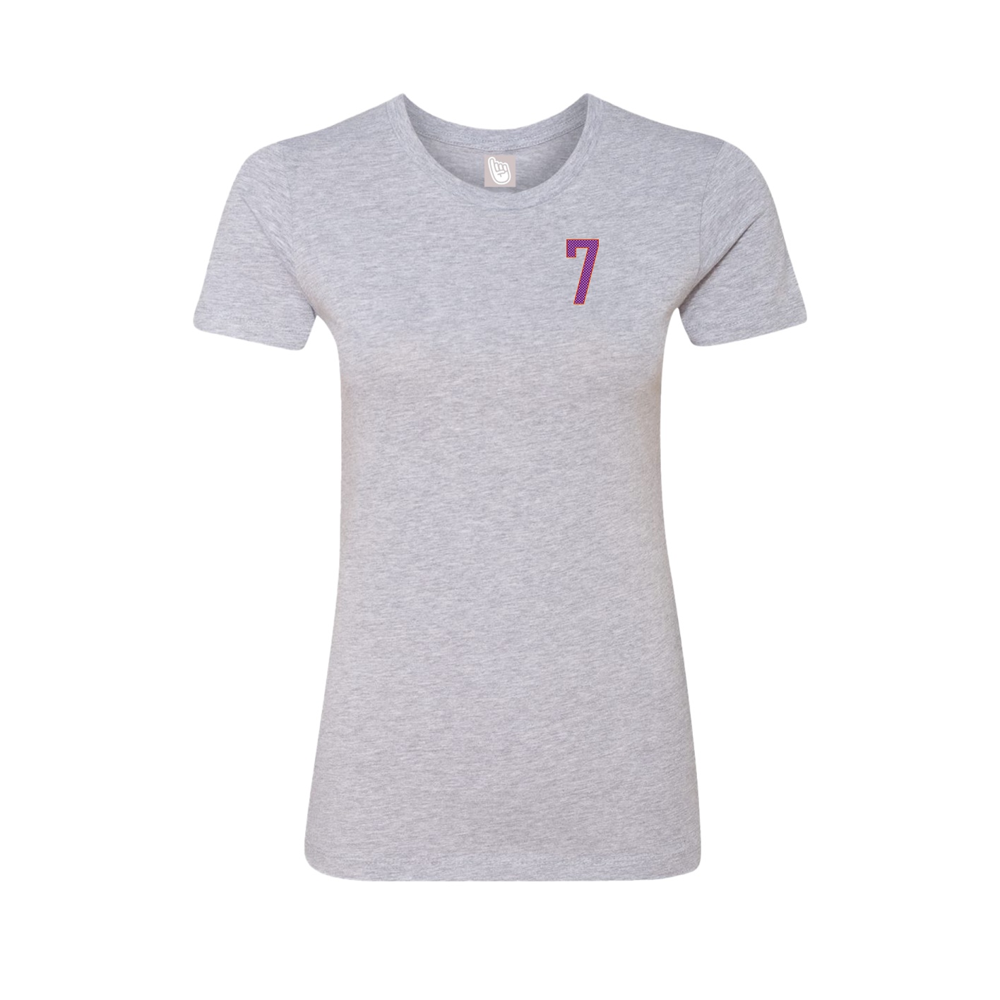 Fitted Women's Tee — Front Shirsy in Grey