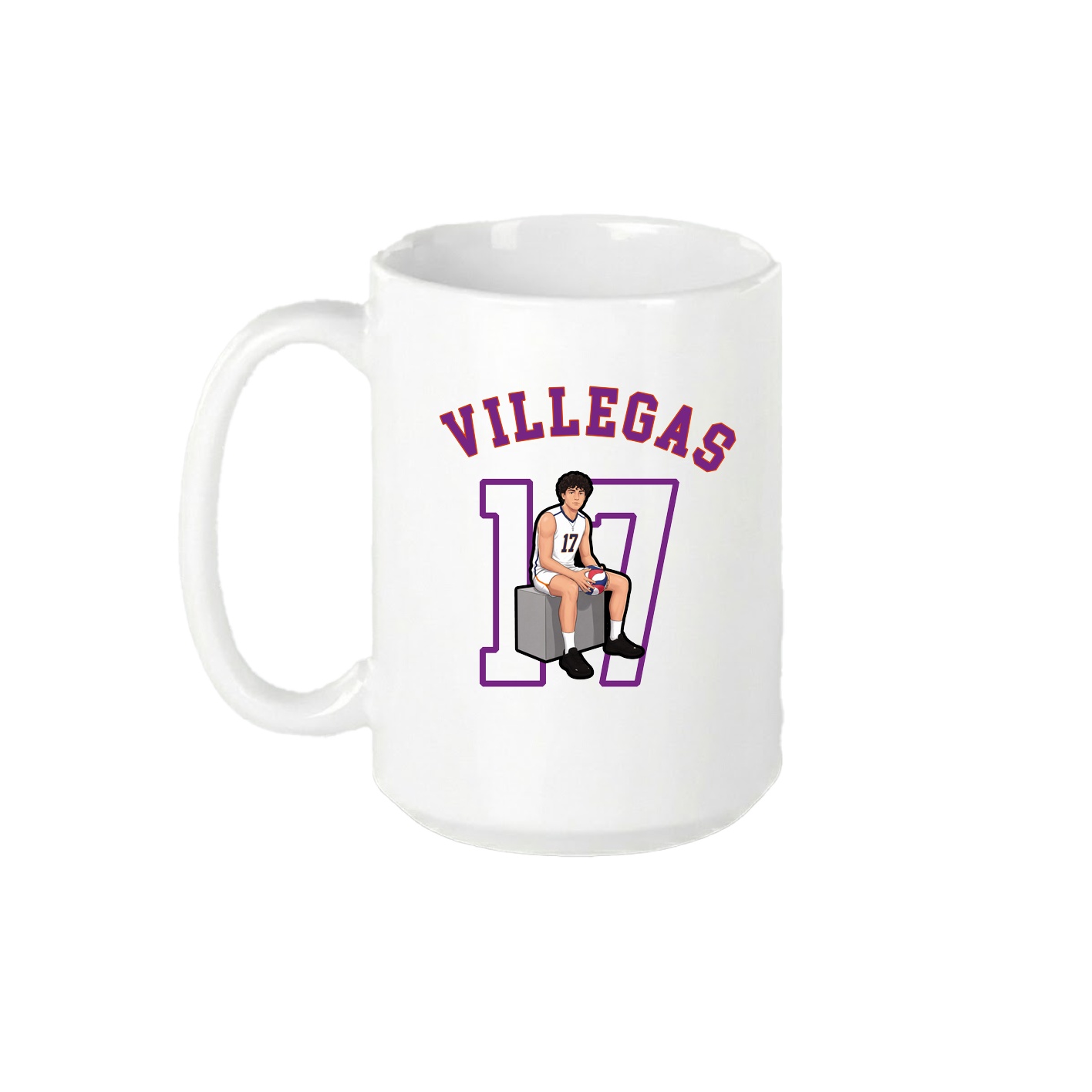 15oz Coffee Mug — Shirsey Arch in White