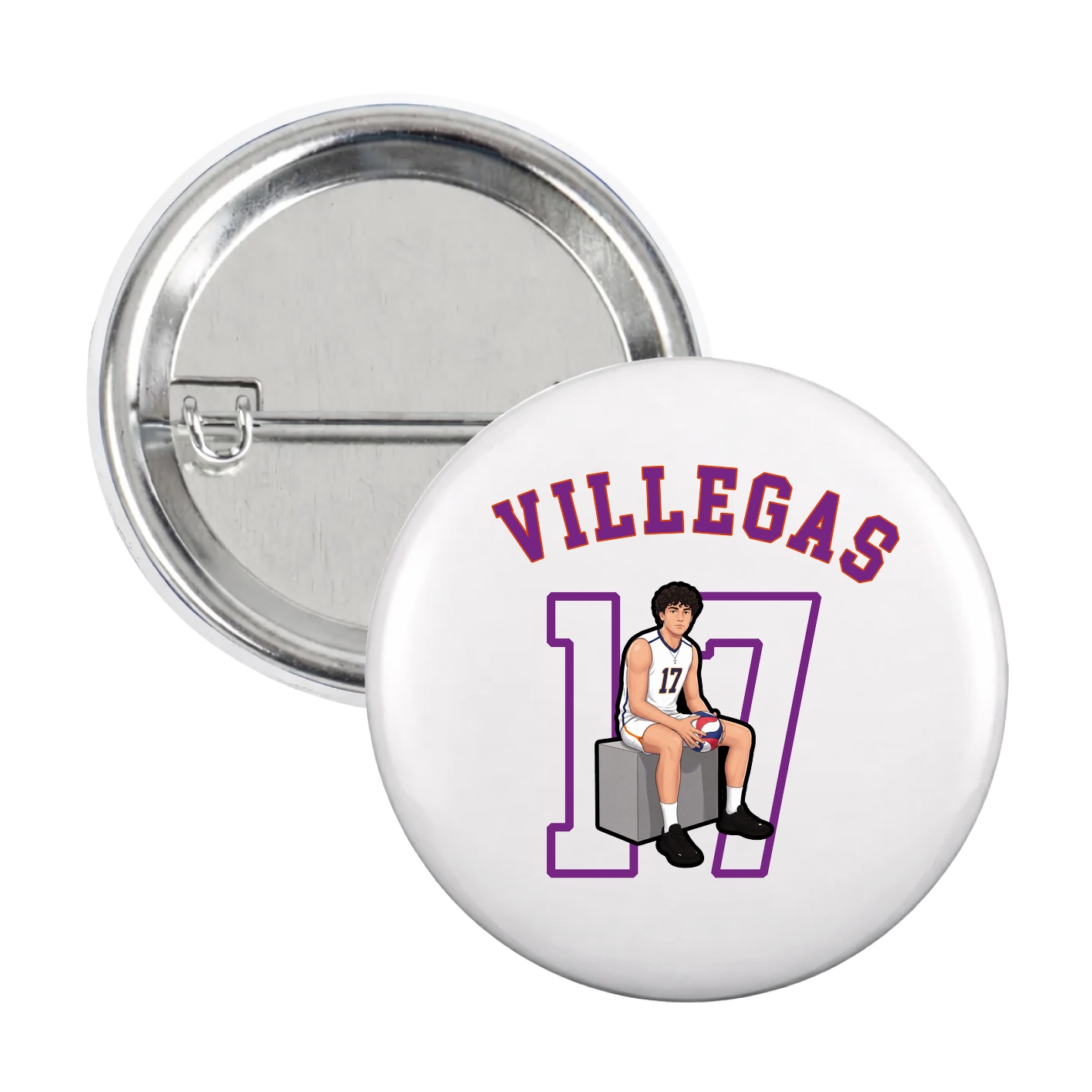 Game Day Button — Shirsey Arch in White
