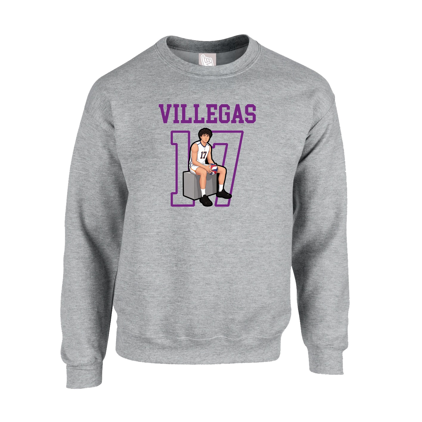 Fleece Crew — Shirsey in Grey