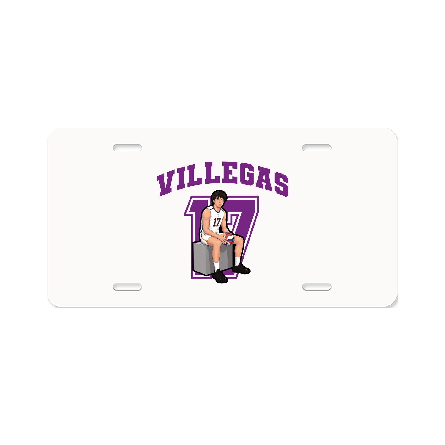 License Plate — Number in Classic
