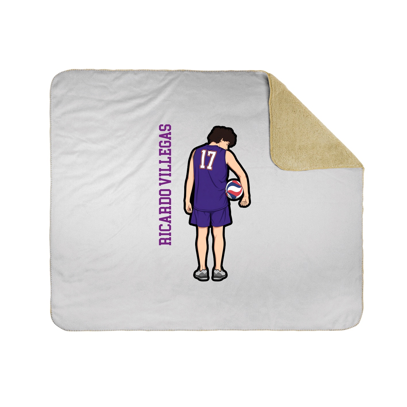 50x60 Sherpa Lined Throw Blanket