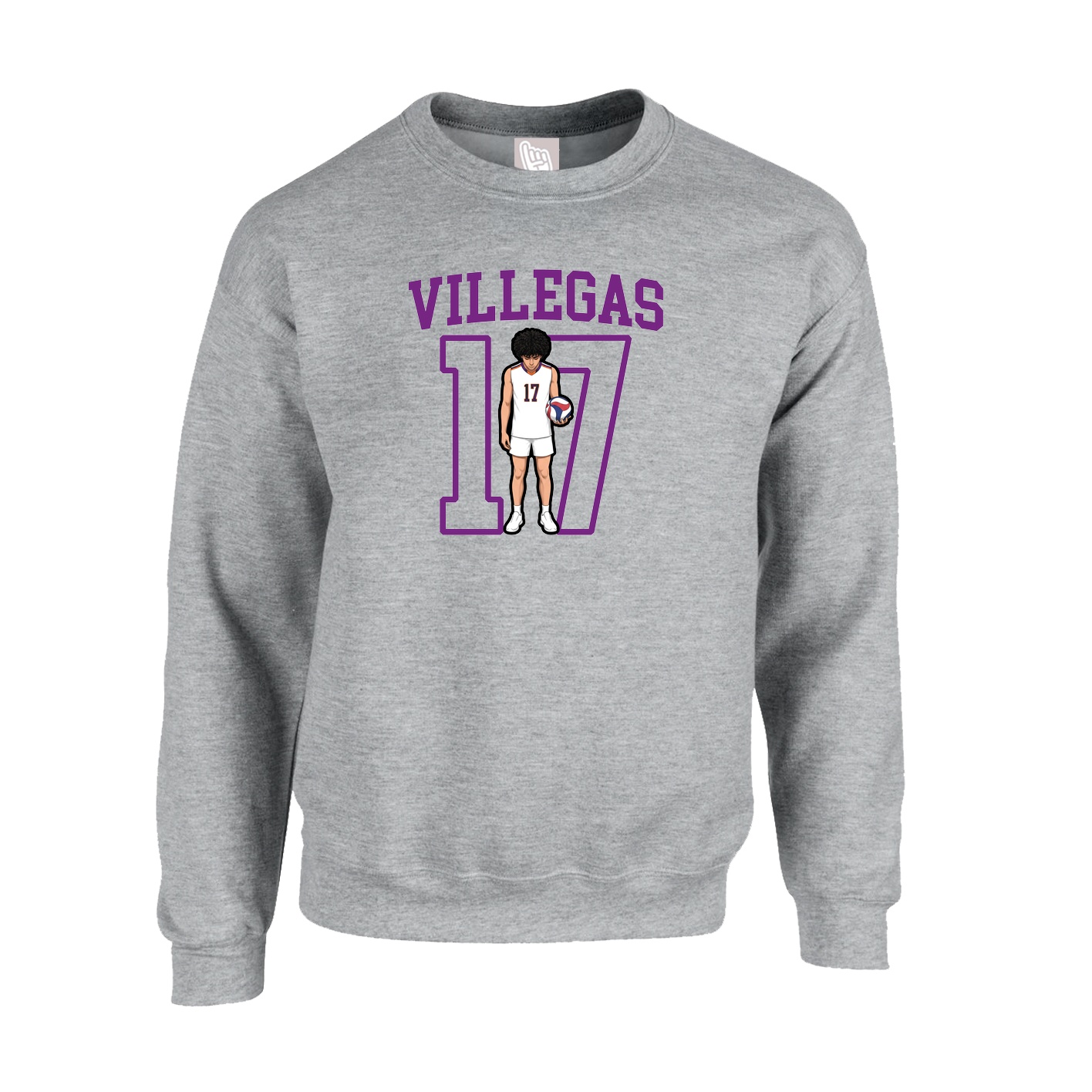 Fleece Crew — Shirsey in Grey