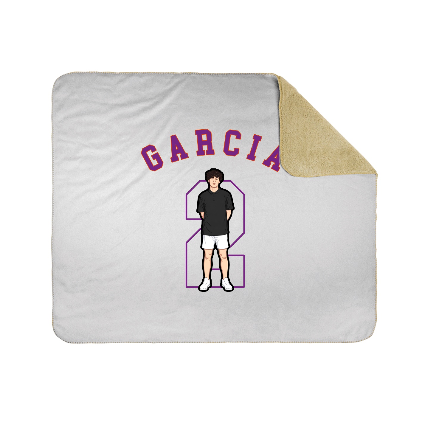 50x60 Sherpa Lined Throw Blanket
