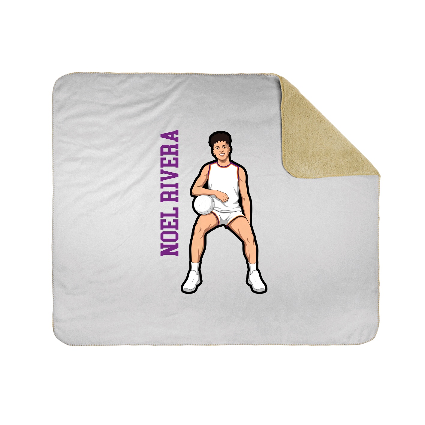 50x60 Sherpa Lined Throw Blanket