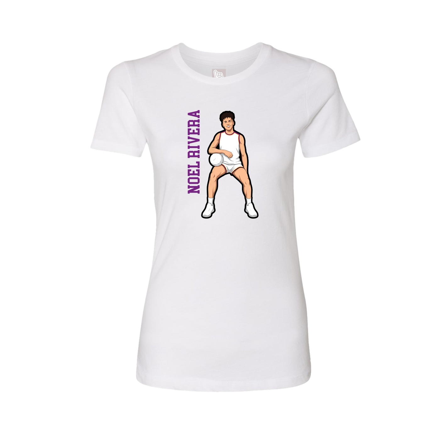 Fitted Women's Tee — Classic in White