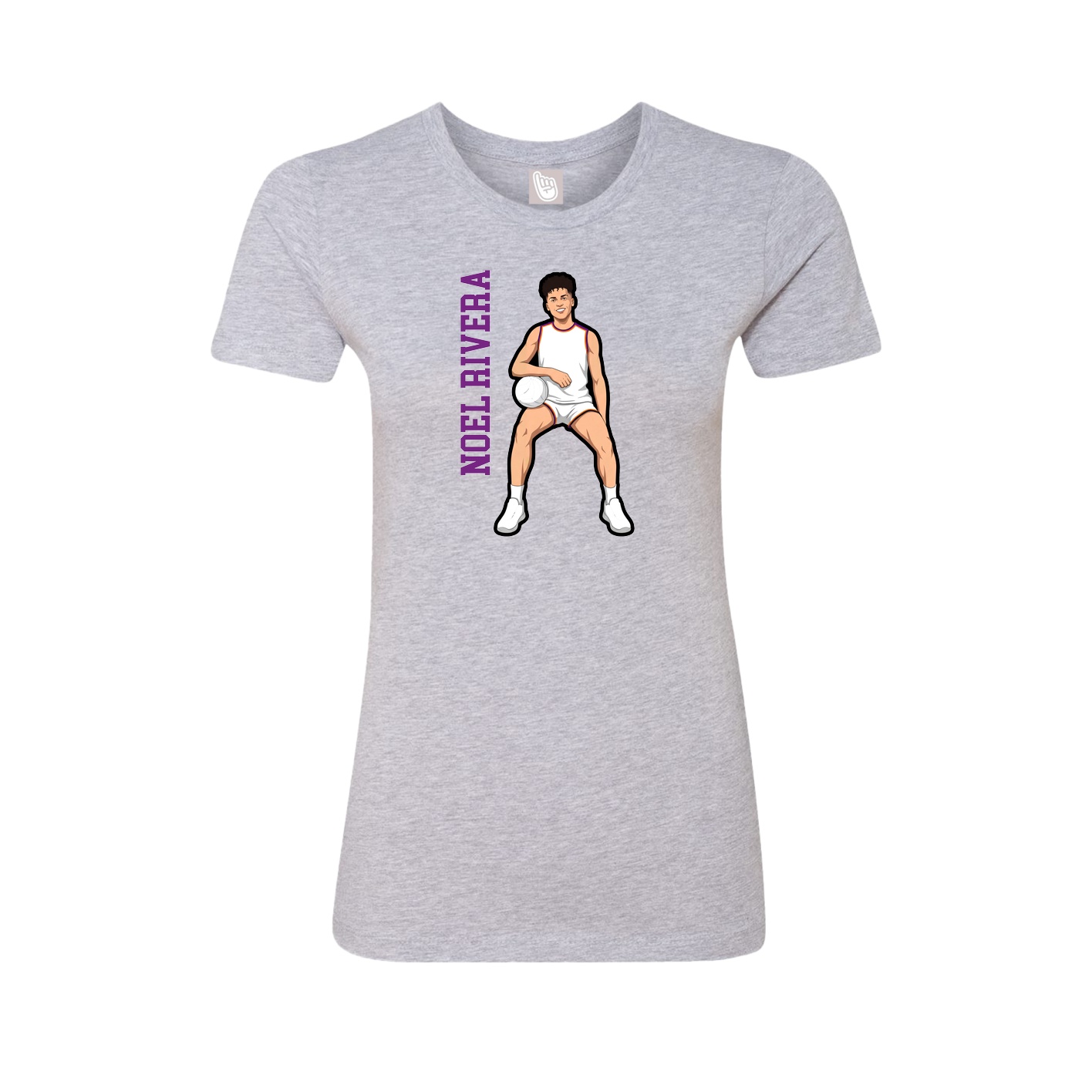 Fitted Women's Tee — Classic in Grey