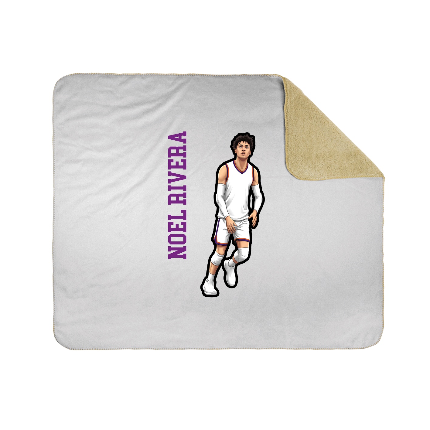 50x60 Sherpa Lined Throw Blanket