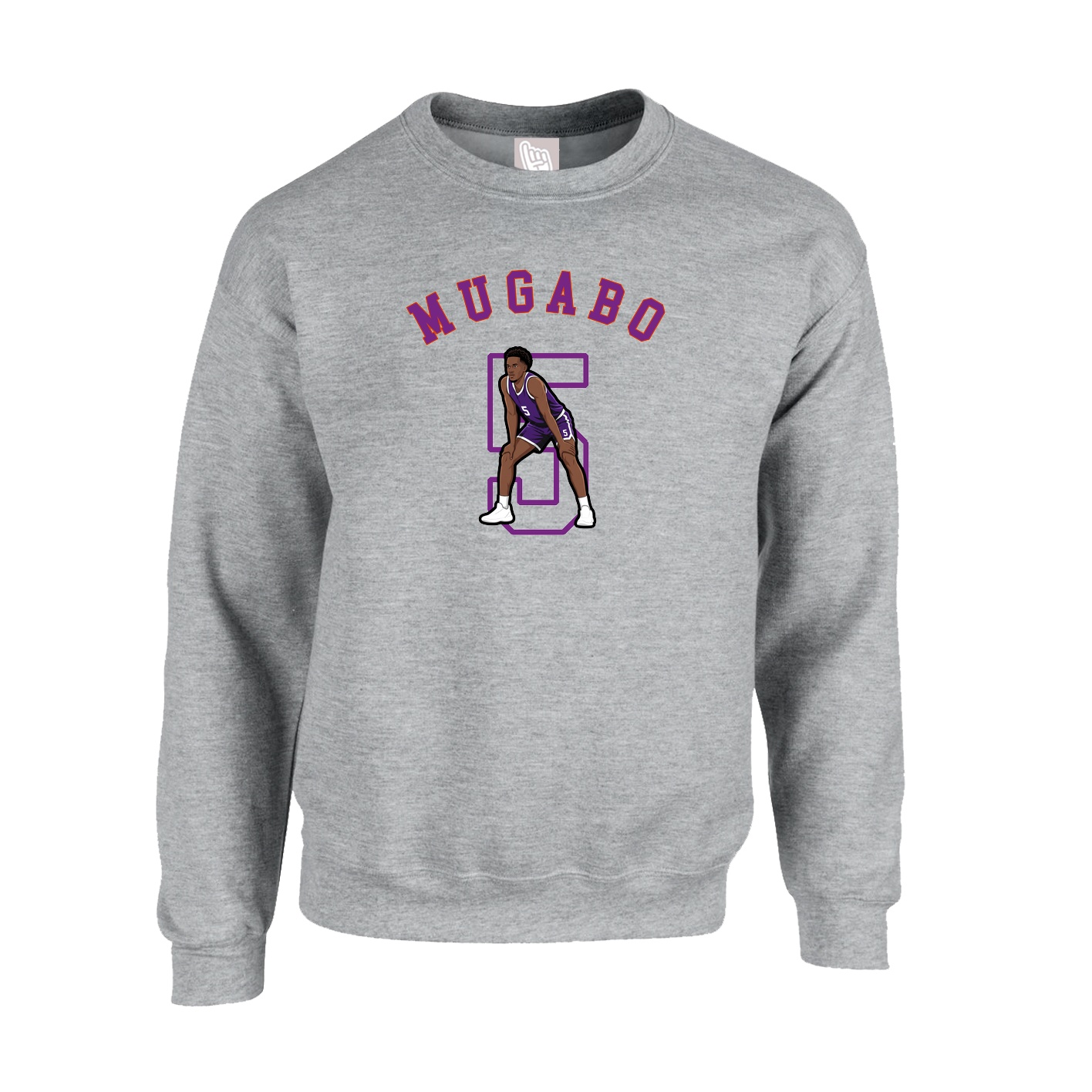 Fleece Crew — Shirsey Arch in Grey