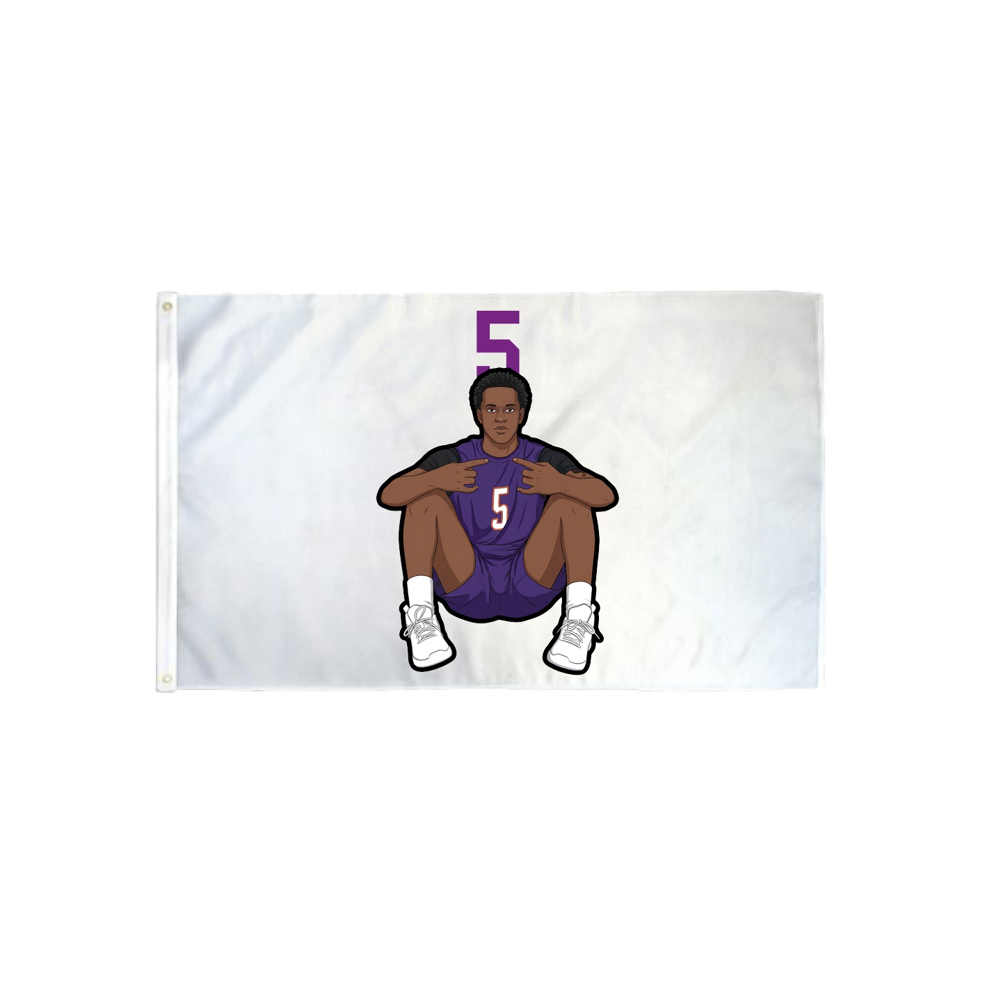 3x5 Flag — Number Top in Classic