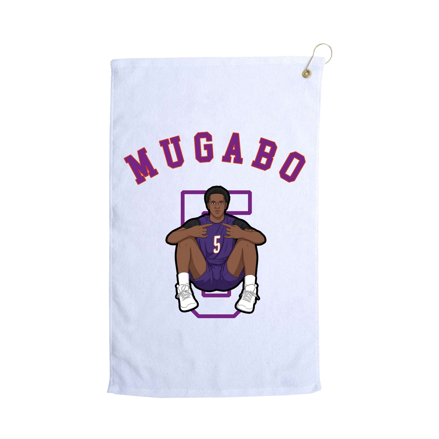 Golf Towel — Shirsey Arch in White