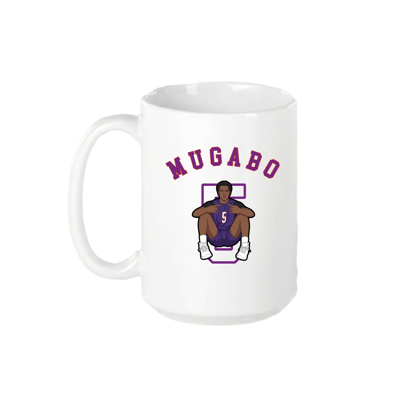 15oz Coffee Mug — Shirsey Arch in White