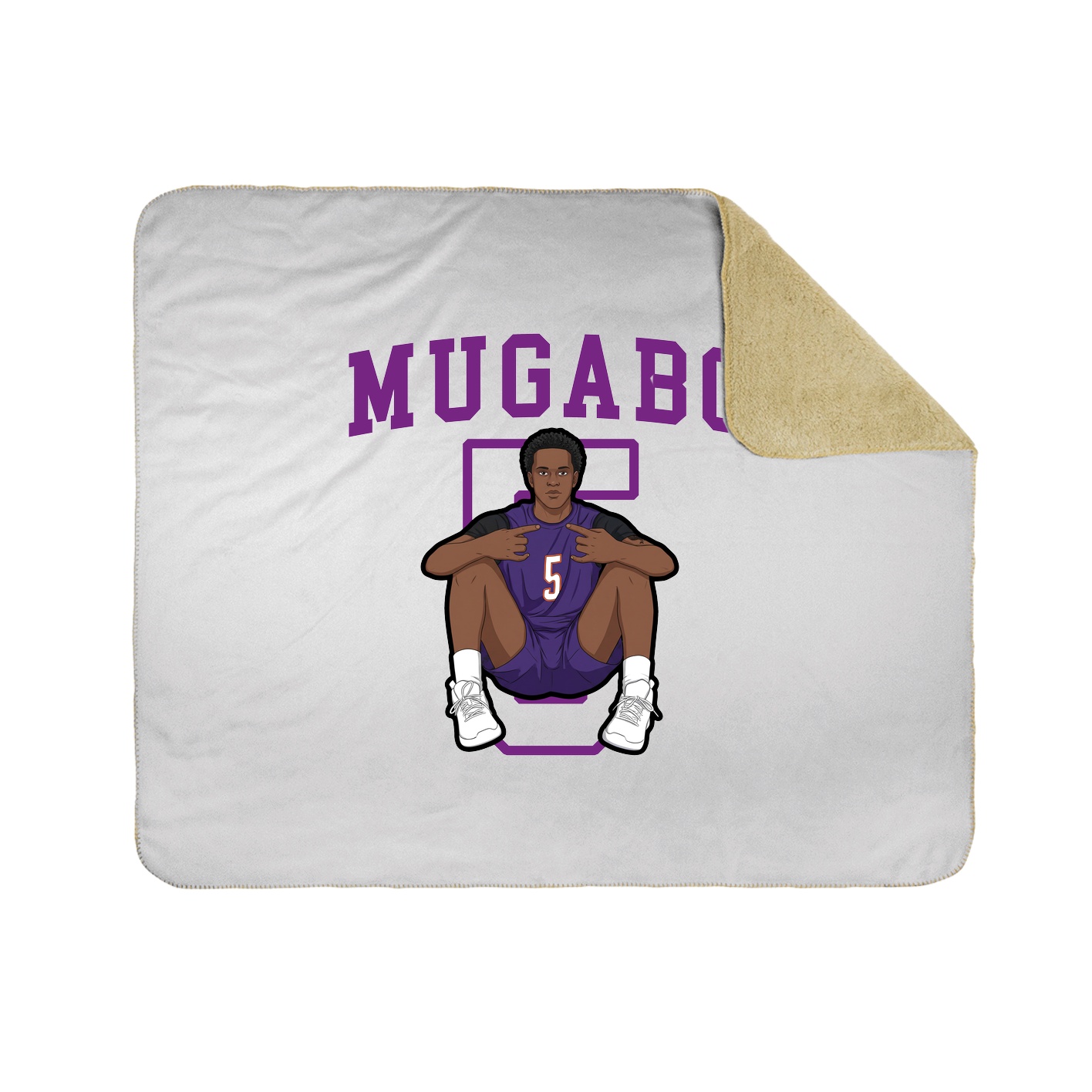 Throw Blanket — Shirsey in White