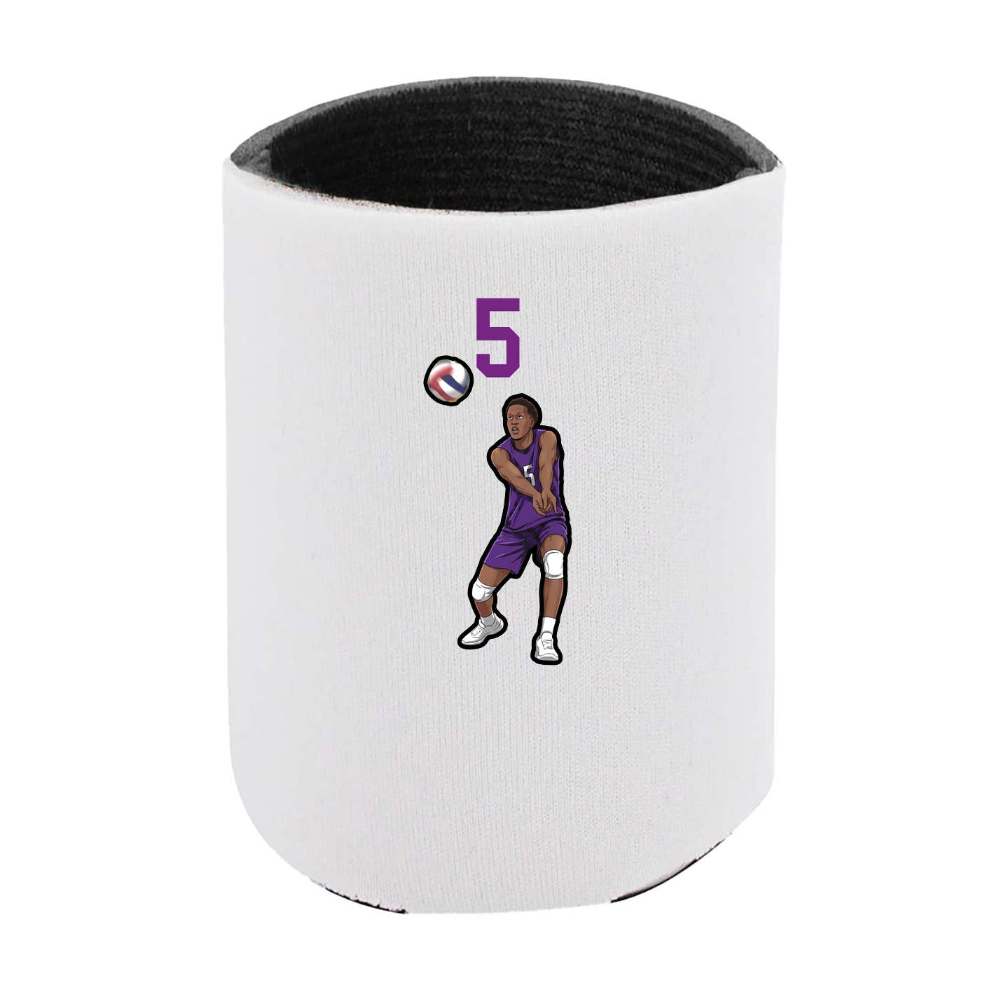 Can Holder — Number Top in White