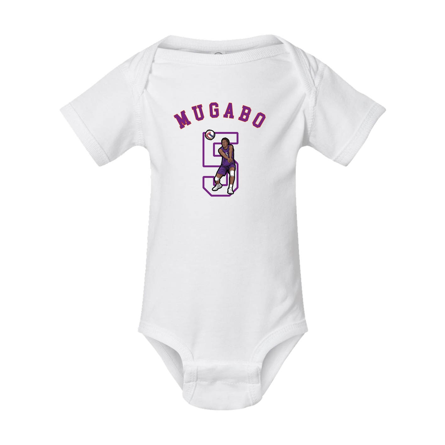 Baby Onesie — Shirsey Arch in White