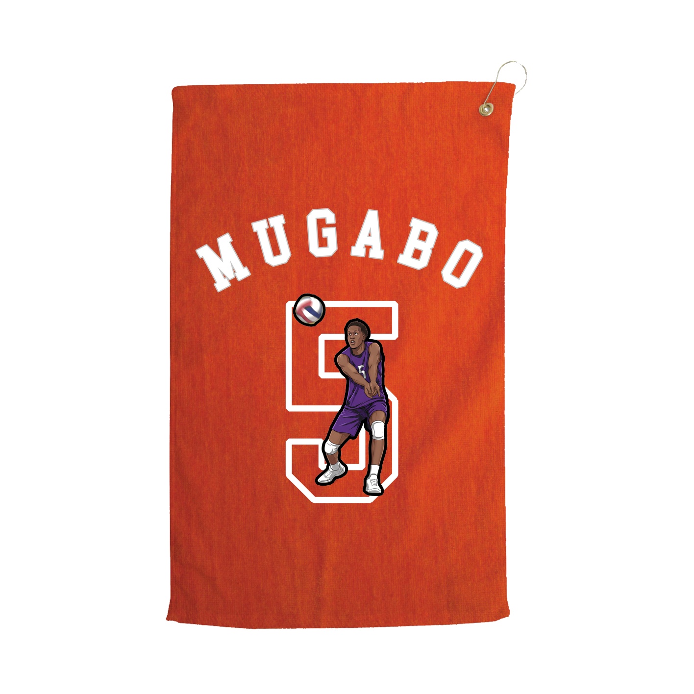 Golf Towel — Shirsey Arch in Orange