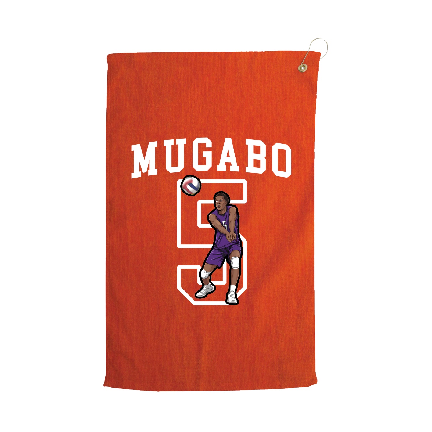 Golf Towel — Shirsey in Orange