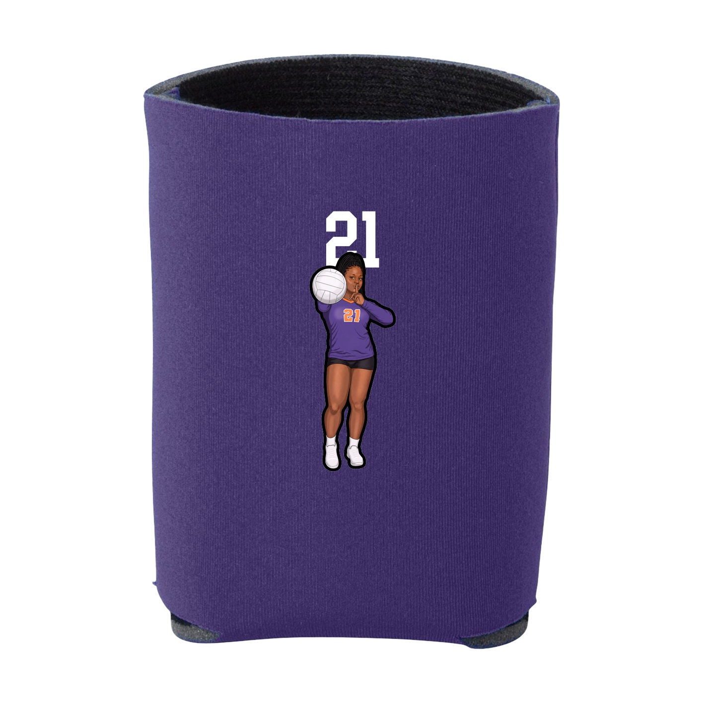 Can Holder — Number Top in Purple