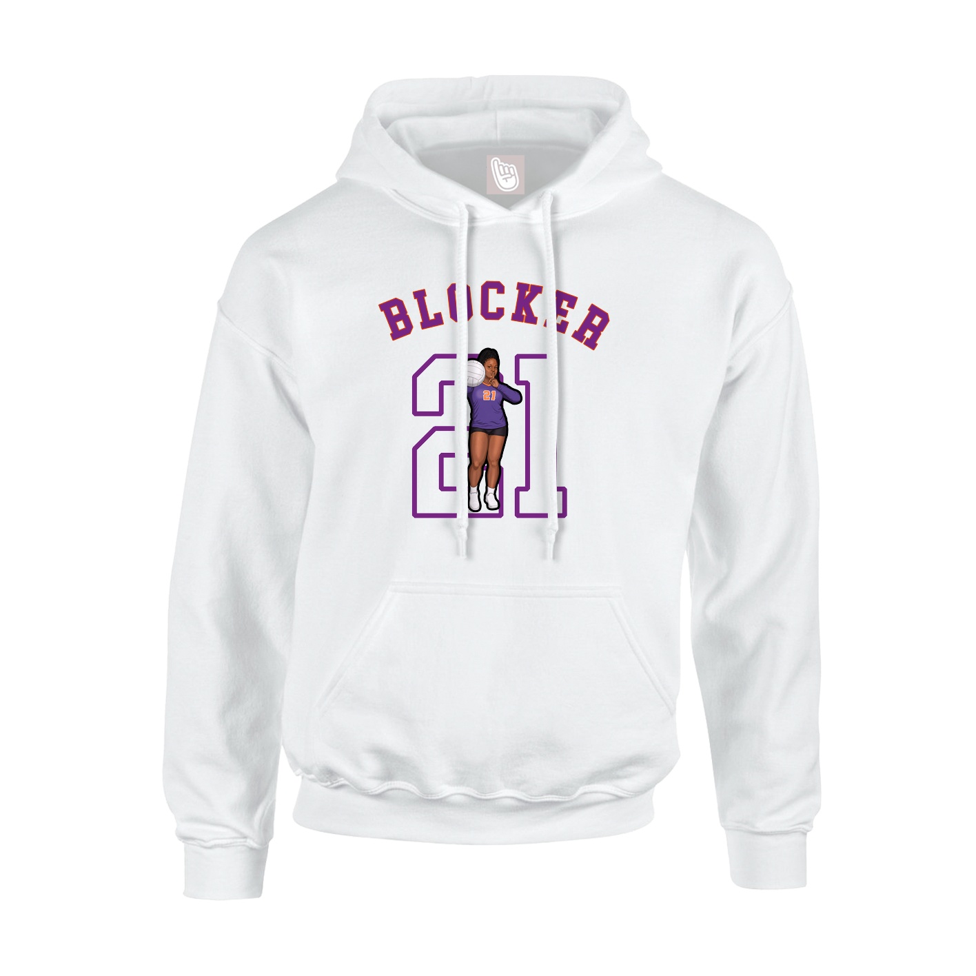 Youth Hoodie — Shirsey Arch in White