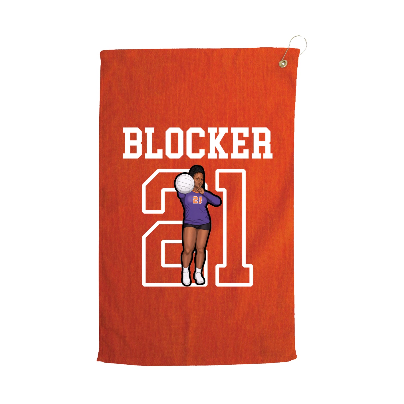 Golf Towel — Shirsey in Orange