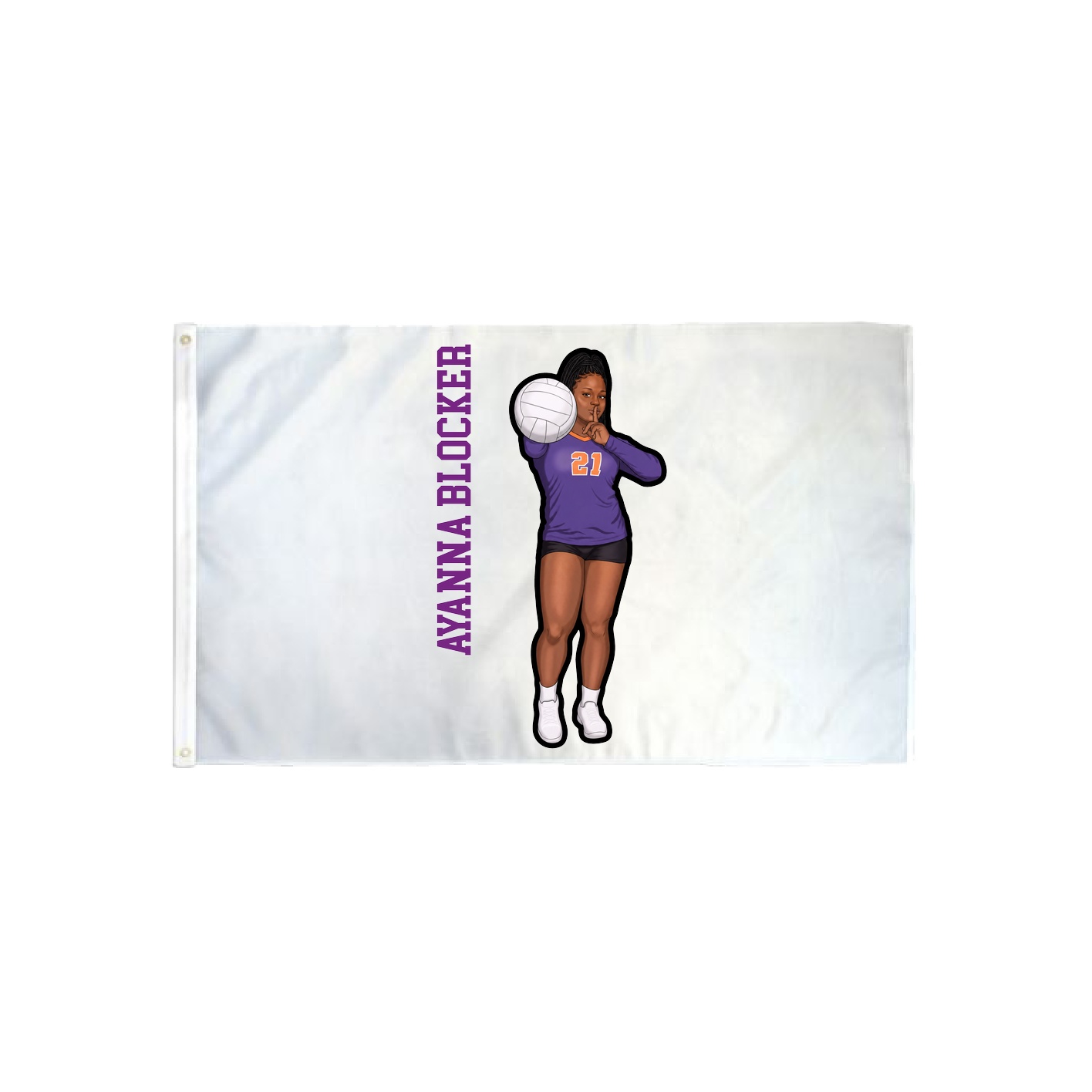 3x5 Flag — Name Vertical in Classic