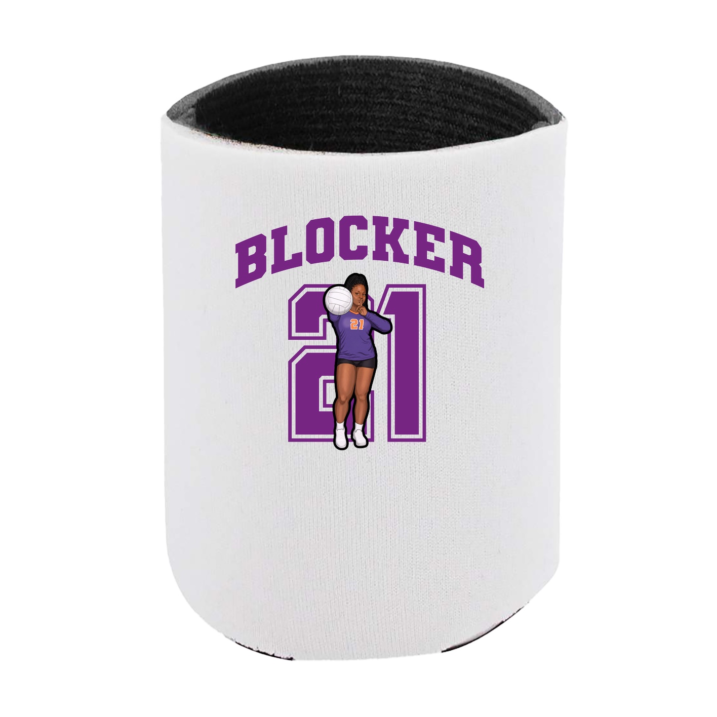 Can Holder — Number in White