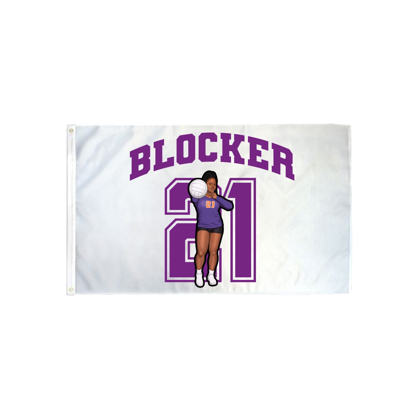 3x5 Flag — Number in Classic