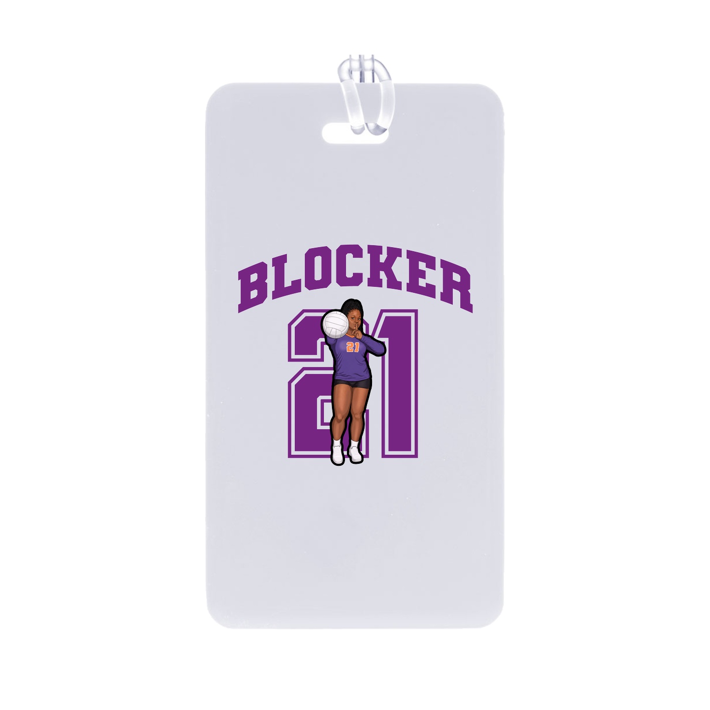 Bag Tag — Number in Classic