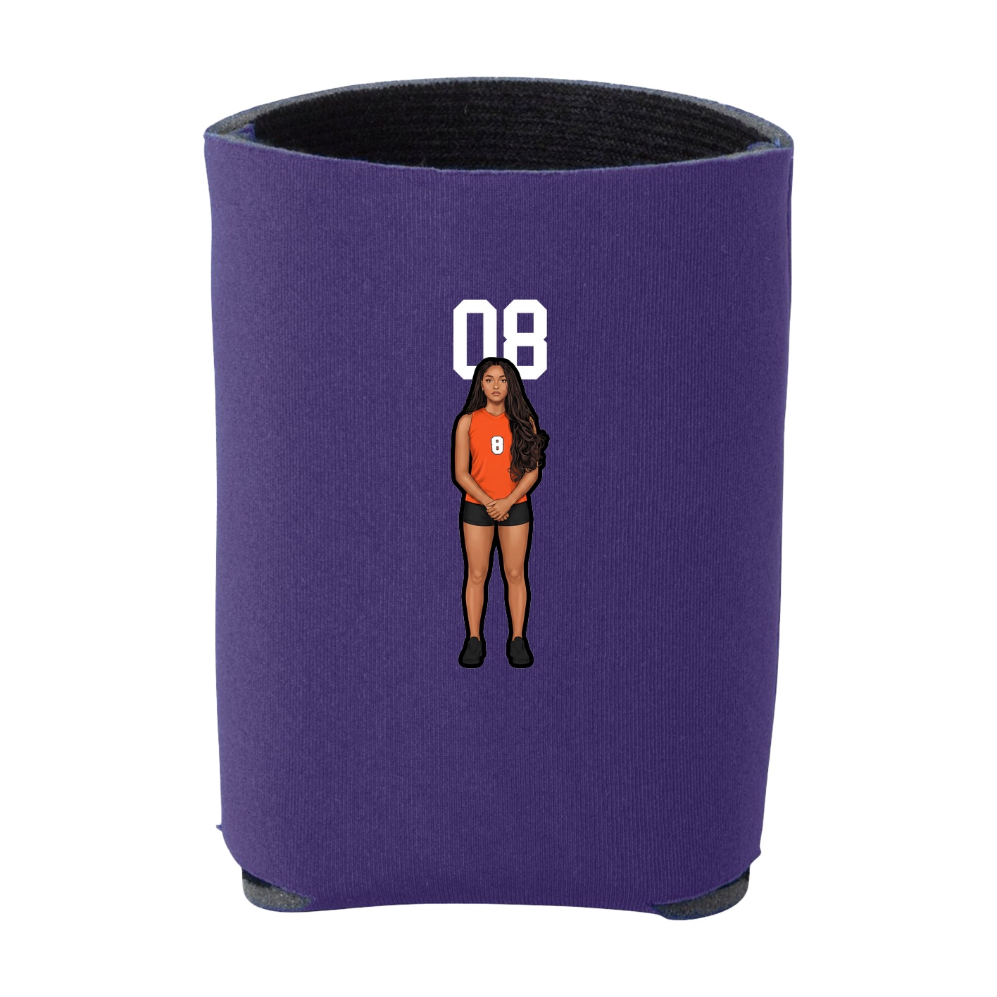 Can Holder — Number Top in Purple