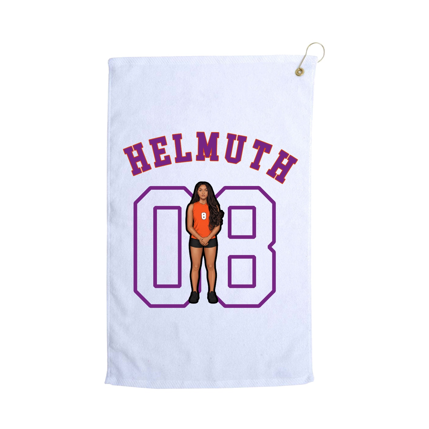 Golf Towel — Shirsey Arch in White